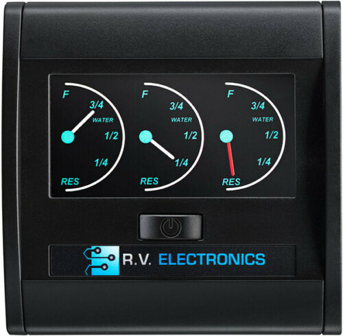 LCD Gauge Triple Tank Water Level Indicator ( BUNDLE)