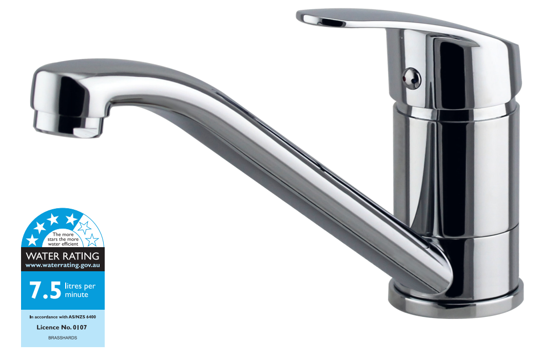 Chrome Sink Mixer - 220mm