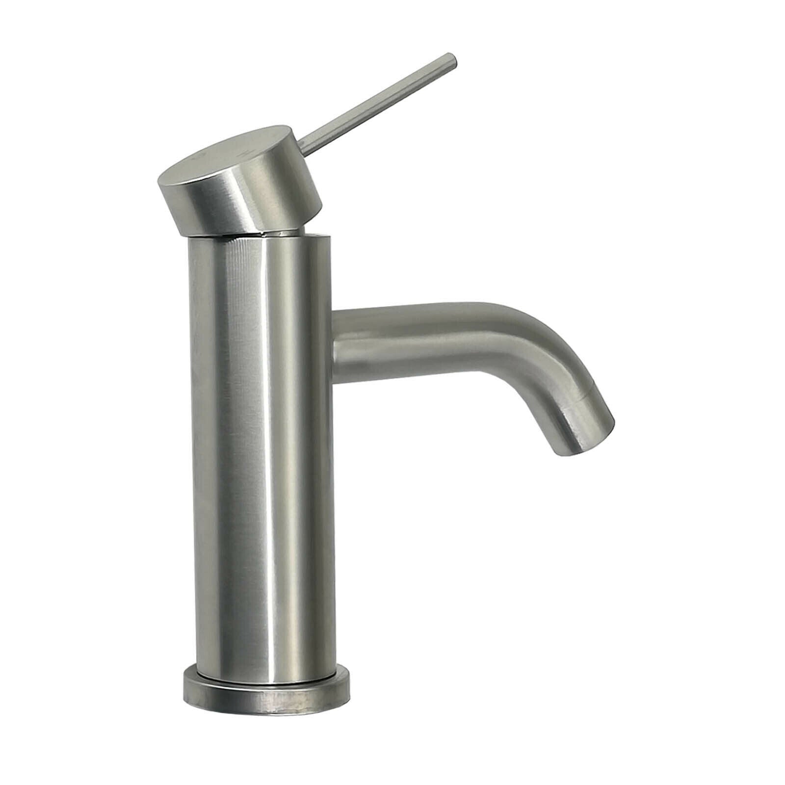 Chrome Basin Short Round Mixer | Plenty River
