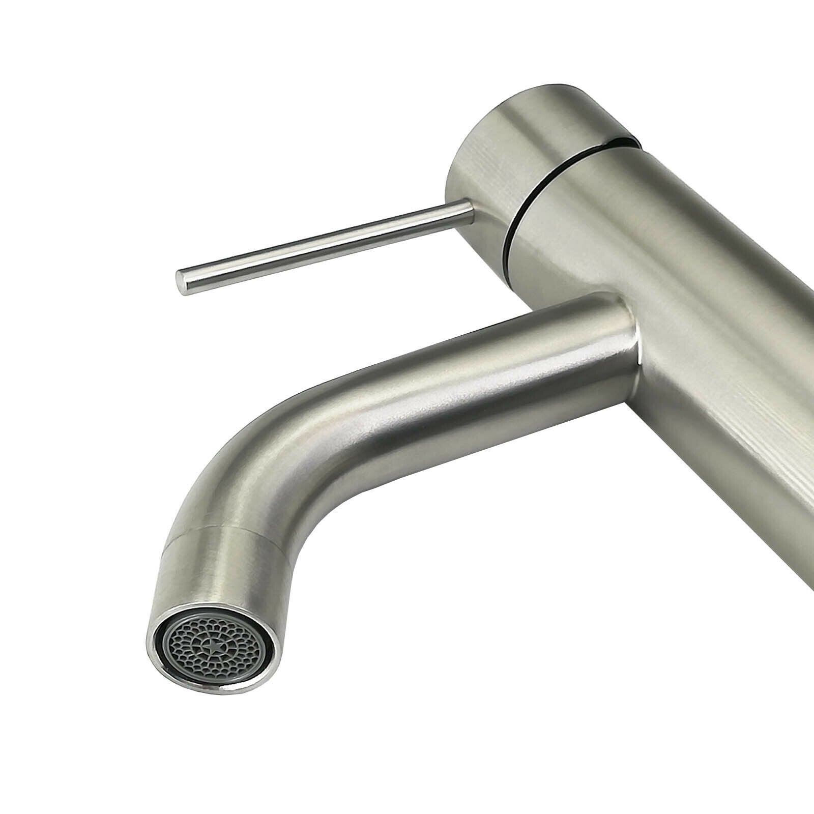Chrome Basin Short Round Mixer | Plenty River
