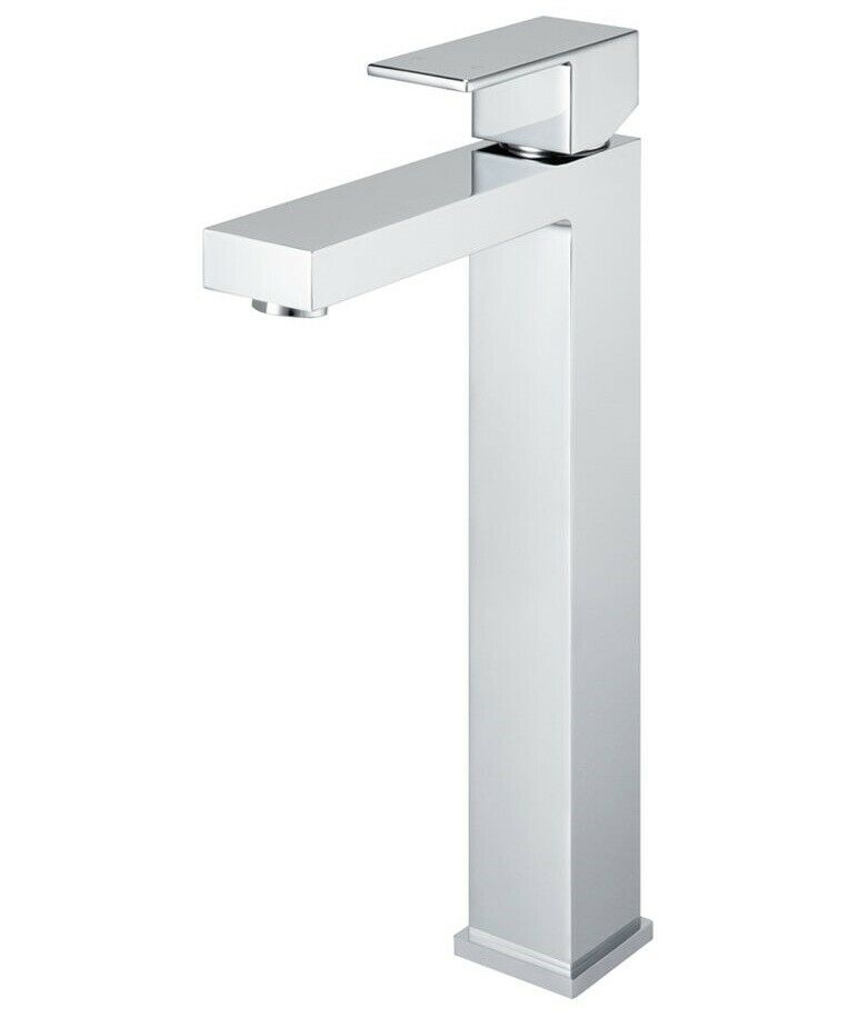 Chrome Basin Tall Square Mixer